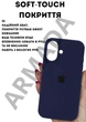 Чехол силиконовый Elegant Silicone Premium Fashion Case without MagSafe для Apple iPhone 17 (6.3) Midnight Blue - изображение 4