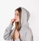 Худи Uniqlo Sweat Pullover Hoodie Grey 444967-05 M - изображение 6