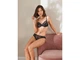 Бюстгальтер мереживний для жінки Esmara LYCRA® 423541 80C чорний - зображення 3