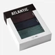 Набор трусов боксеров мужских хлопковых Atlantic 3MH-048 XL 3 шт Бордовый/Зеленый/Синий (5907086010983) - изображение 4