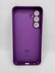 Чехол Silicone Cover Full для Samsung Galaxy A35 Фиолетовый Баклажан - изображение 3