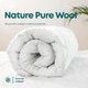 Одеяло евро 200×210 см ТЕП NATURE Pure Wool натуральное с овечьей шерстью, мягкое и теплое - изображение 1