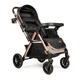 Прогулянкова коляска з перекидною ручкою Ninos Maxi 2, Black Gold - изображение 5