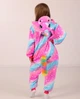 Кигуруми для девочек на молнии пижама Kigurumi единорог детский розовый со звездами 100-110 см. (2005) - изображение 2