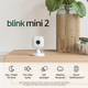 Kamera IP BLINK Mini 2 Smart Indoor Security Camera 2 pcs set White (0840268906474) - obraz 2