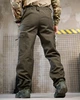 Тактичні штани Softshell Олива з резинкою на поясі та кишенями для активного відпочинку XXXL - зображення 6
