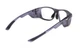 Спортивная оправа под диоптрии Global Vision RX-T Gloss Black (rx-able) (clear) прозрачные в черной полупрозрачной оправе - изображение 5
