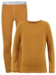 Детское термобелье Комплект ТМ Wooly 100% шерсть мериноса 240г., р.134-140 горчичный - изображение 2