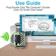 Двухдиапазонный WiFi Мини-USB адаптер, 2.4 ГГц / 5 ГГц - изображение 5