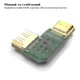Угловой адаптер HDMI 90°/270° 4K (папа-мама) Stone переходник (ST-SA31) - изображение 3