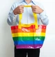 Водонепроникна подарункова сумка Райдужний ЛГБТ для покупок Rainbow LGBT IKEA - зображення 5