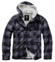 Куртка фланелева з капюшоном Brandit Lumberjacket 4XL black/grey (3172.28.4XL) - зображення 1