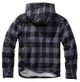 Куртка фланелева з капюшоном Brandit Lumberjacket 4XL black/grey (3172.28.4XL) - зображення 2