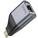 Перехідник Hoco UA35 Type-C to RJ45 10/100Mbps Сiрий - зображення 4
