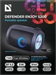 Портативная колонка Defender Enjoy S200 LED 5W bluetooth Black (4745090822656) - изображение 12