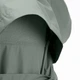 Куртка жіноча для туризму водонепроникна QUECHUA Raincut Long хакі XL - изображение 5