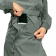 Куртка жіноча для туризму водонепроникна QUECHUA Raincut Long хакі XL - изображение 7
