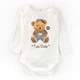 Боди Dexter`s для мальчика на кнопках с длинным рукавом и принтом мишки cute bears 80 см - изображение 1