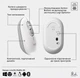 Беспроводная мышь Logitech POP Mouse, BT, 1xAA, 1000DPI, Off-White (910-007411) - изображение 9