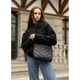 Жіноча сумка Кросбоді Sambag Rose строчена black - изображение 8