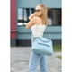 Жіноча спортивна сумка Sambag Vogue BKS блакитна - зображення 2