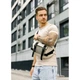 Велика чоловіча поясна сумка бананка Sambag DynamicDart сіра - изображение 2