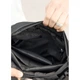 Велика чоловіча поясна сумка бананка для планшета Sambag DynamicDart чорна тканева - изображение 10