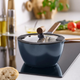 Ківш Ikea Klippfisk із антипригарним покриттям і кришкою 2.3 л (50602503221179) - зображення 4