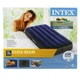 Надувной матрас Intex 64756 Classic Downy 191×76×25 см — одноместный флокованный, с клапаном 2 в 1 - изображение 6