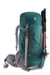 Туристический рюкзак Deuter Aircontact Lite 50 + 10-9 зелёный - изображение 2