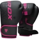 Боксерские перчатки RDX F6 MATTE PINK-10OZ + капа в комплекте (BGR-F6MP-10OZ) - изображение 1