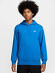 Bluza męska z kapturem Nike M Nk Club Ft Po Hoodie FN3866-435 S Niebieska (198482365851) - obraz 1
