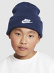 Czapka dziecięca beanie Nike K Nk Peak Beanie Tc Fut HF5498-410 Granatowa (197596899740) - obraz 1
