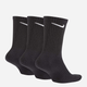 Zestaw skarpetek bawełnianych męskich 3 pary Nike U Nk Everyday Csh Crw 3Pr 132 SX7664-010 38-42 (M) Czarne (888407233609) - obraz 2