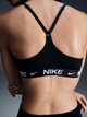 Спортивний топ для фітнесу жіночий Nike W Nk Df Indy Lgt Spt Bra FD1062-010 S Чорний (197593106193) - зображення 2