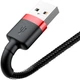 Кабель для заряджання айфона Baseus Lightning USB 2.4 A 1m - зображення 4