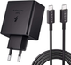 Зарядний пристрій Alogy USB-C - USB-C Premium Fast 45 Вт 1 м Black (5905601817192) - зображення 1