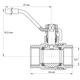Кран кульовий KOER 3/4" ГГР (KR.214) (KR0042) - зображення 4