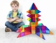 Магнитный строительный конструктор Picasso Tiles 100 Piece Set Magnet Building Tiles PicassoTiles PT100 - изображение 4