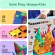 Магнитный строительный конструктор Picasso Tiles 100 Piece Set Magnet Building Tiles PicassoTiles PT100 - изображение 7
