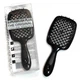 Расчёска Superbrush для нарощенных волос. Продувная, черная - изображение 3