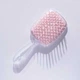 Расчёска Superbrush для нарощенных волос. Продувная, прозрачная/розовая - изображение 2