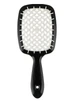 Расчёска Superbrush для нарощенных волос. Продувная, черная/белая - изображение 1