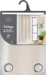 Firana na przelotkach Douceur d'interieur Luoline z efektem lnu Beżowa 140 x 240 cm (3574386276535) - obraz 1