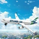 Конструктор WANGE Самолет Airbus A320 (133 детали). - изображение 3