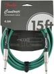 Кабель инструментальный Fender Cable Contour Series 15' Sherwood Green - изображение 1