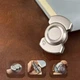 Антистресс Mini EDC Toy 3 в 1 Спиннер, Магнитный Слайдер, Кликер цвет Серебро (01563) - изображение 5