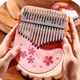 Калимба Hluru KBP17 Pink Sakura (17 язычков, смола/бук) + кейс в подарок! - изображение 3