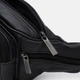 Сумка на пояс бананка мужская из натуральной кожи Laras K10428f Черная (ROZ6501087071) - изображение 3