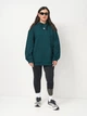 Худи оверсайз женское Adidas Originals Essentials French Terry JX7757 M Зеленое (4068807542259) - изображение 8